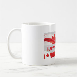Taza De Café Feliz Día de Canadá, 1ro de julio Mug.