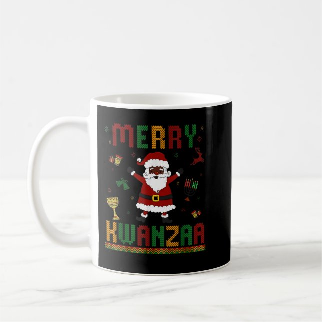 Taza De Café Feliz Día de Kwanzaa (Izquierda)