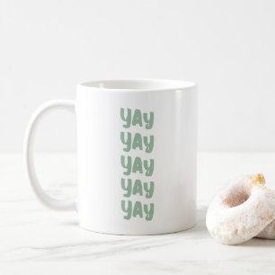 Taza De Café Feliz Día de la Boda Moderna