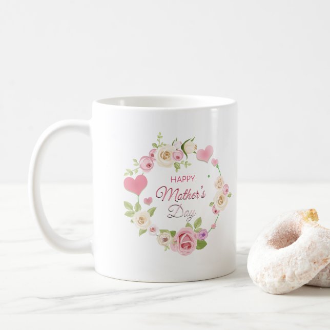 Taza De Café Feliz Día de la Madre (Con donut)