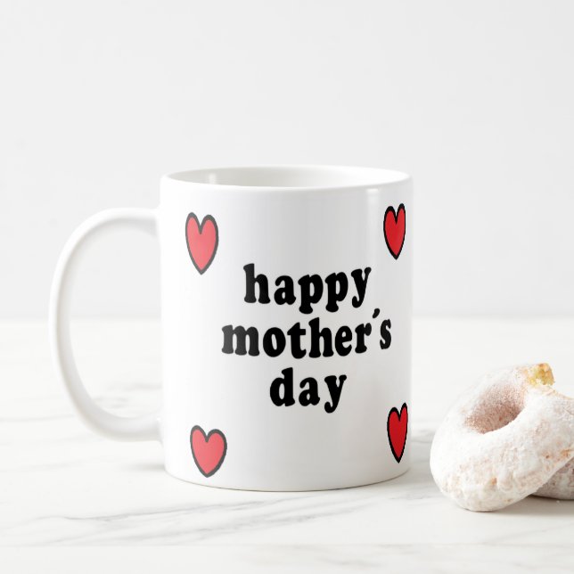 Taza De Café Feliz día de la madre (Con donut)