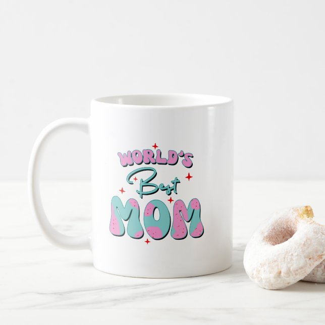 Taza De Café Feliz Día de la Madre (Con donut)
