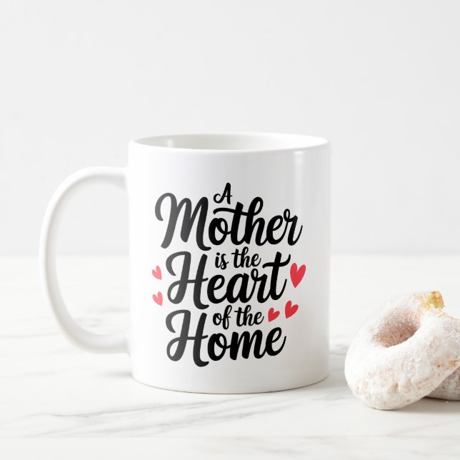 Taza De Café Feliz Día de la Madre (Con donut)