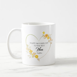 Taza De Café Feliz Día de la Madre a la Mejor Nana