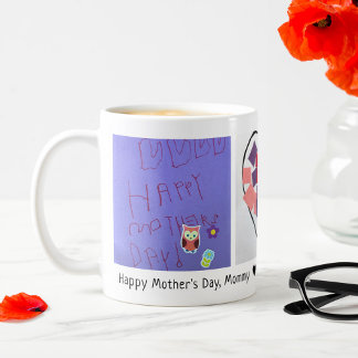 Taza De Café Feliz Día de la Madre, arte de la Personalizado de