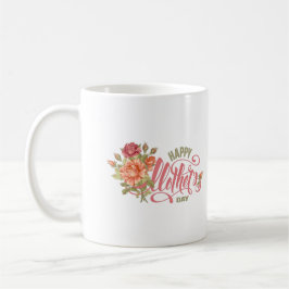 Taza De Café Feliz Día De La Madre Con Amor Y Primavera De Las 