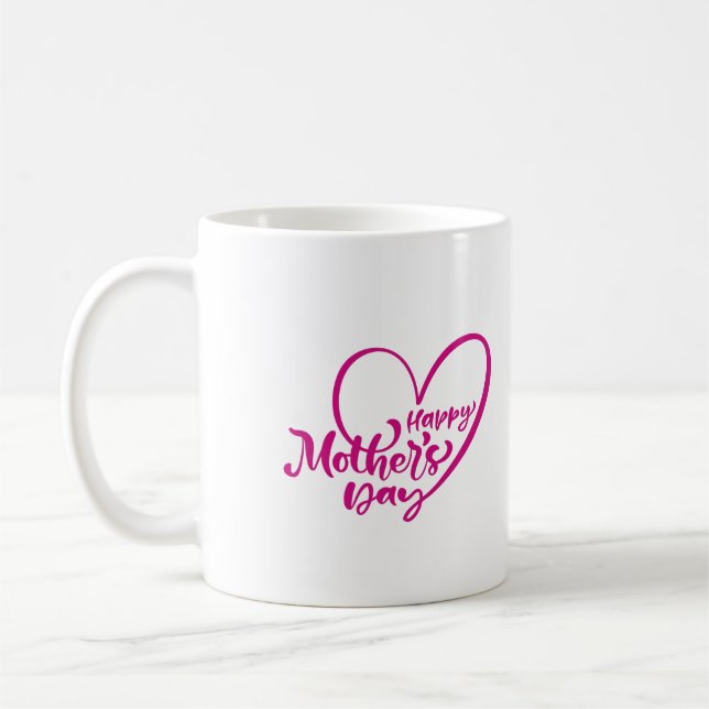 Taza De Café Feliz Día de la Madre con mi amor (Izquierda)