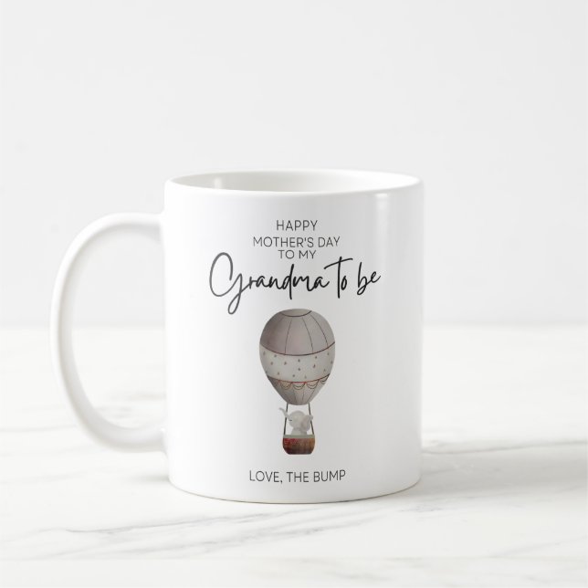 Taza De Café Feliz Día de la Madre desde el bulto, para que la  (Izquierda)