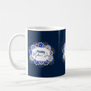 Taza De Café Feliz Día de la Madre - El mejor azul de mamá del 