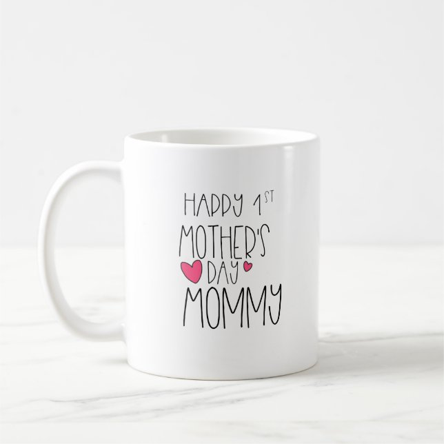 Taza De Café Feliz Día de la Madre, mamá (Izquierda)