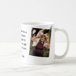 Taza De Café Feliz día de la madre, nana, foto simple de la abu