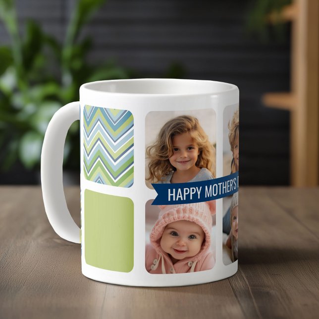 Taza De Café Feliz Día de la Madre Personalizado para los Chevr (Custom Photo Mug)