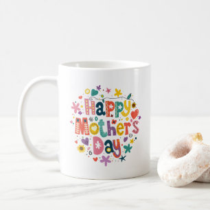 Taza De Café Feliz Día de la Madre Regalo de foto de nombre per