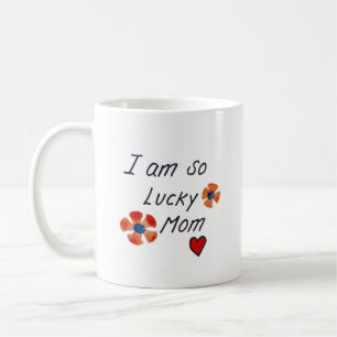 Taza De Café feliz día de la madre simple escrito a mano person