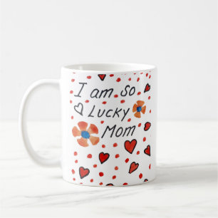 Taza De Café feliz día de la madre simple escrito a mano person