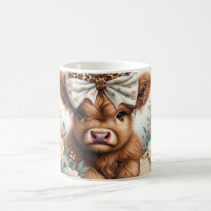 Taza De Café Feliz Día de la Madre/ Vaca Highland