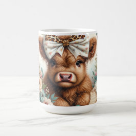 Taza De Café Feliz Día de la Madre/ Vaca Highland