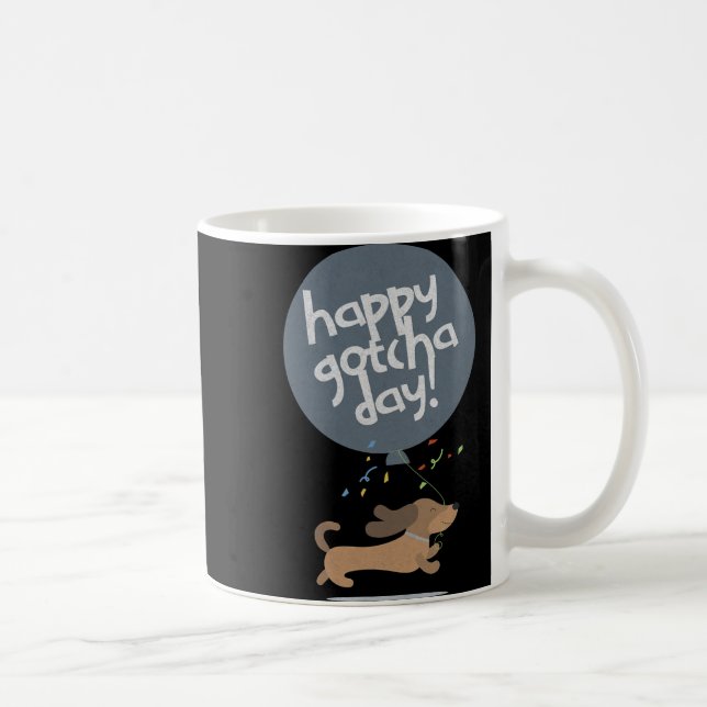 Taza De Café Feliz Día de la Mascota Perro Nuevo Cachorro Adopc (Derecha)
