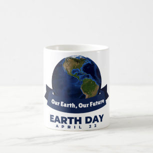 Taza De Café Feliz Día de la Tierra