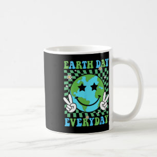 Taza De Café Feliz Día de la Tierra Camisa Cuta Tierra con Tier