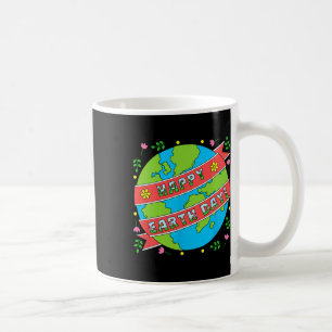 Taza De Café Feliz Día de la Tierra Camisas Cuestas Día de la T