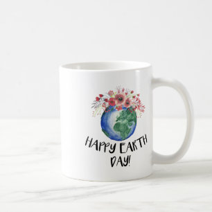Taza De Café Feliz Día de la Tierra Día del Hippie del cambio e