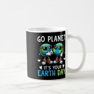 Taza De Café Feliz Día de la Tierra Guay El planeta de la Tierr