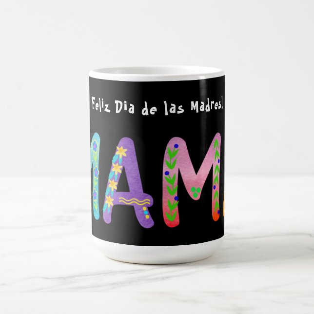 Taza De Café Feliz Día de las Madres Mamá (Centro)