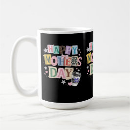 Taza De Café Feliz día de las madres, mamá agradecida