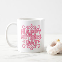 Feliz Día de las Madres Rosa Vintage