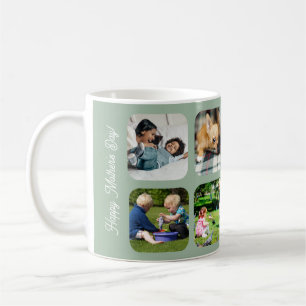 Taza De Café Feliz día de las madres te amo mamá collage de fot