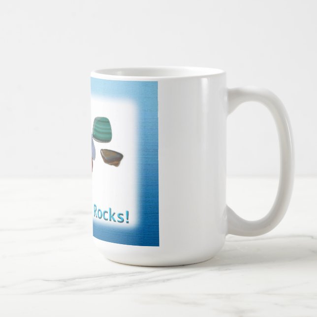 Taza De Café Feliz Día de los Médicas Mis Rocas Doc (Derecha)