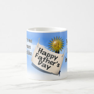 Taza De Café Feliz Día de los Padres a mi padre #1