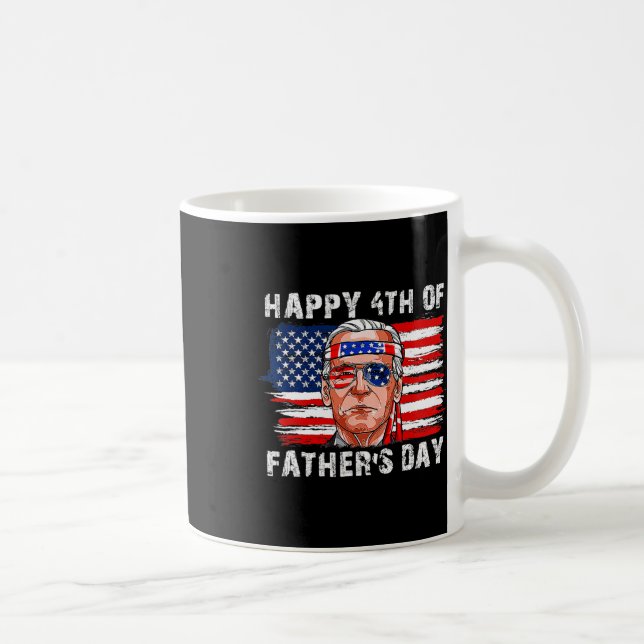 Taza De Café Feliz Día de los Padres Gracioso Joe Biden Indepen (Derecha)