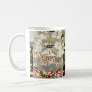 TAZA DE CAFÉ FELIZ DÍA DE NAVIDAD