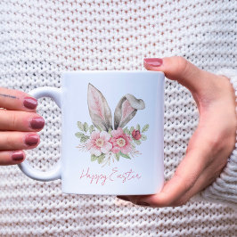 Taza De Café Feliz Día de Pascua Bungalow Ears Easter Mug