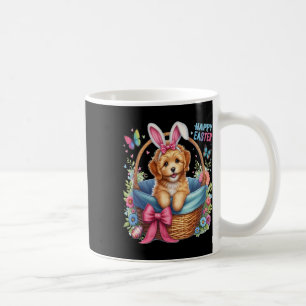 Taza De Café Feliz Día de Pascua Dorado Doodle Perros Amantes P
