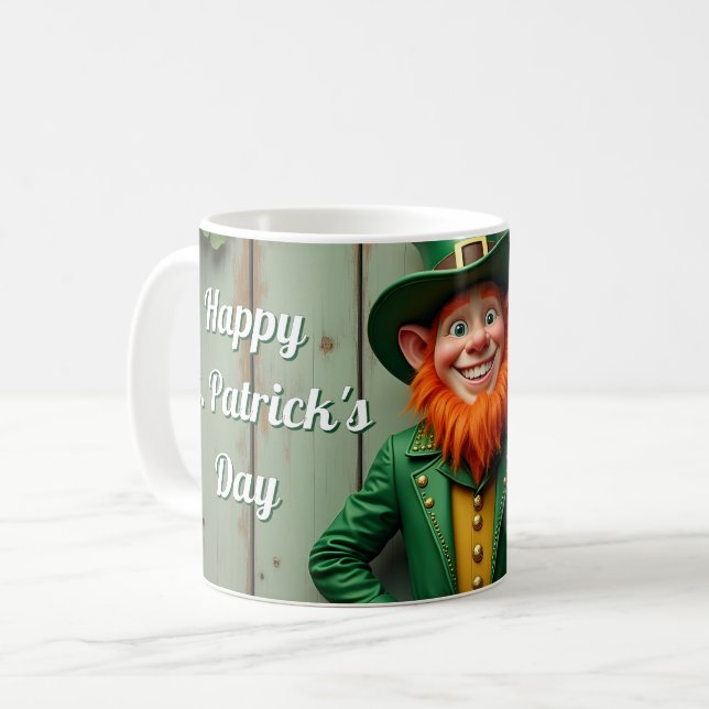 Taza De Café Feliz Día de San Patricio (Anverso izquierdo)