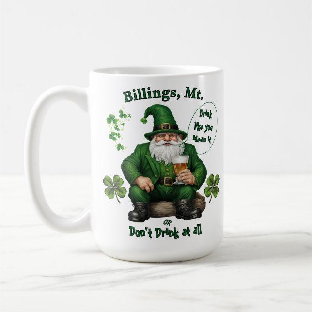 Taza De Café Feliz Día de San Patricio (Izquierda)
