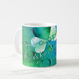Taza De Café "Feliz Día de San Patricio" escrito a mano con Sha