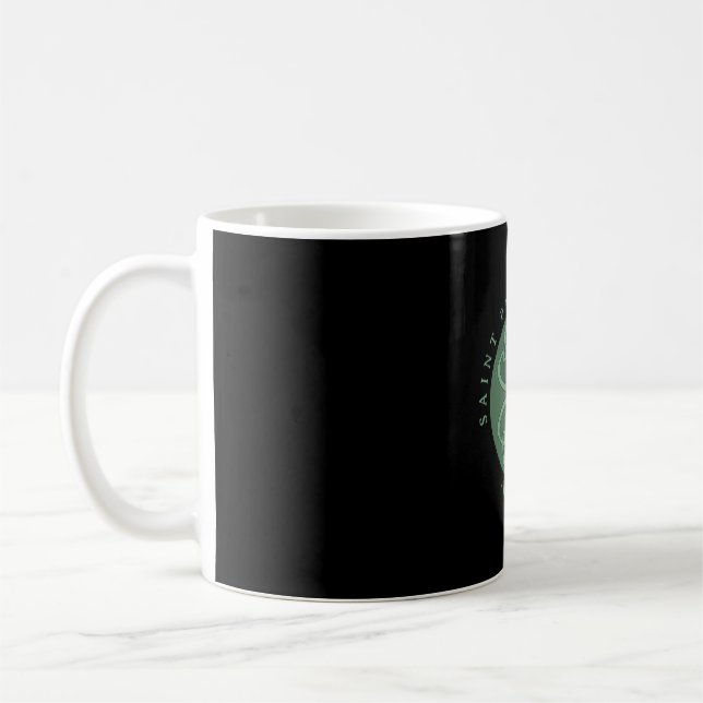 Taza De Café Feliz Día de San Patricio Shamrock (Izquierda)