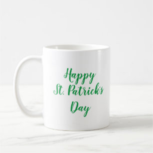 Taza De Café Feliz Día de San Patricio Verde