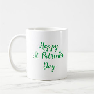 Taza De Café Feliz Día de San Patricio Verde