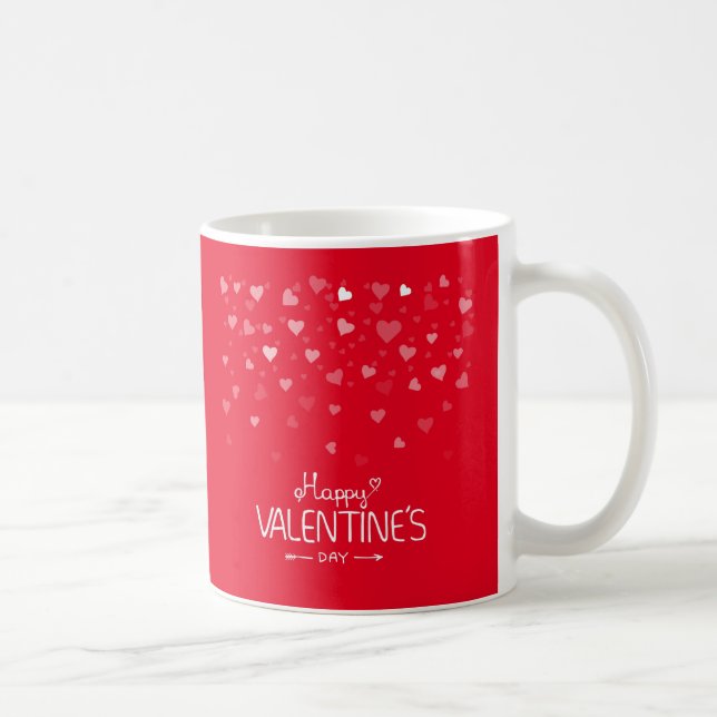 Taza De Café Feliz día de San Valentín (Derecha)