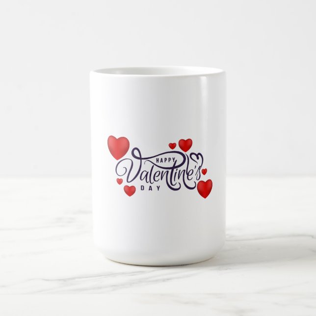 Taza De Café Feliz Día de San Valentín (Centro)