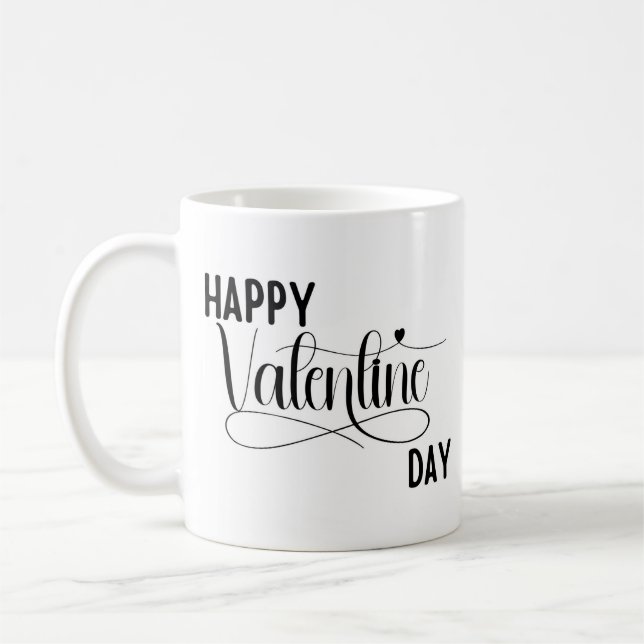 Taza De Café Feliz Día de San Valentín (Izquierda)