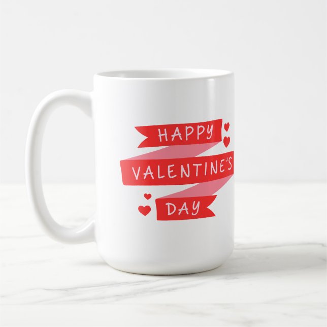 Taza De Café Feliz Día de San Valentín (Izquierda)