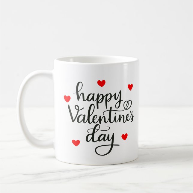 Taza De Café Feliz Día de San Valentín (Izquierda)