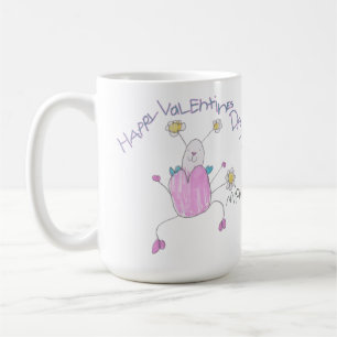 Taza de café Feliz día de San Valentín