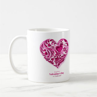 Taza De Café Feliz día de San Valentín